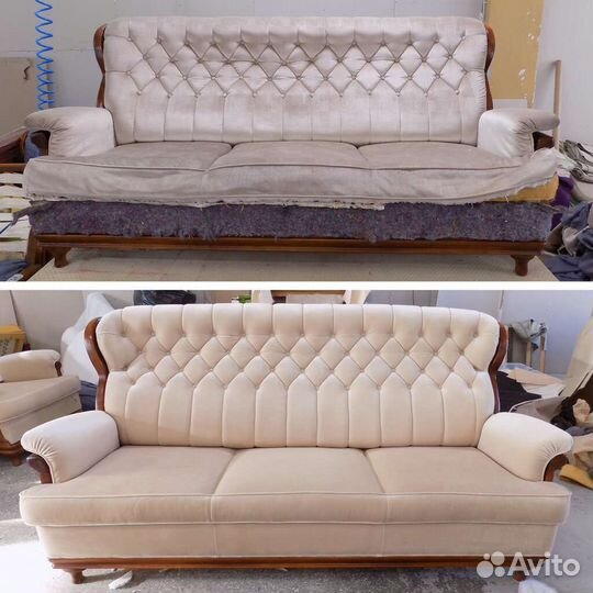 Перетяжка мебели