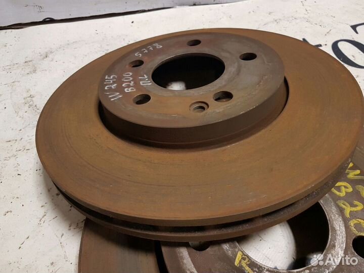 Тормозной диск передний Мерседес A169 W169 W245