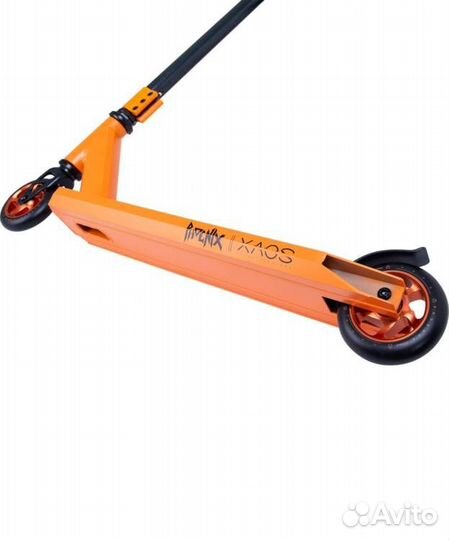 Самокат трюковый xaos phoenix orange 100 мм