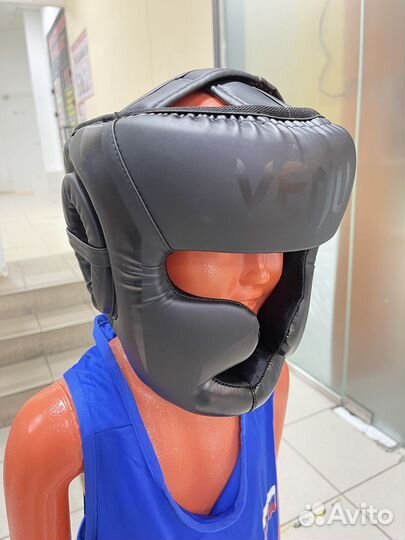 Боксерский шлем venum elite 2 черные