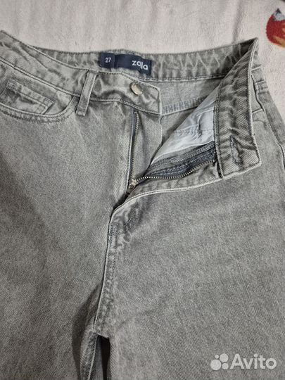 Джинсы женские широкие