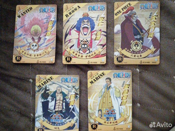 Карты ONE piece