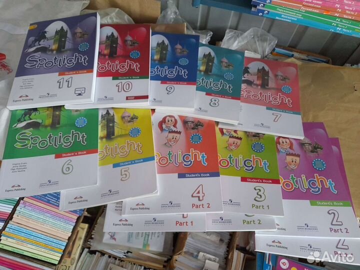 Учебники spotlight Ваулина, Быкова все классы 1-11