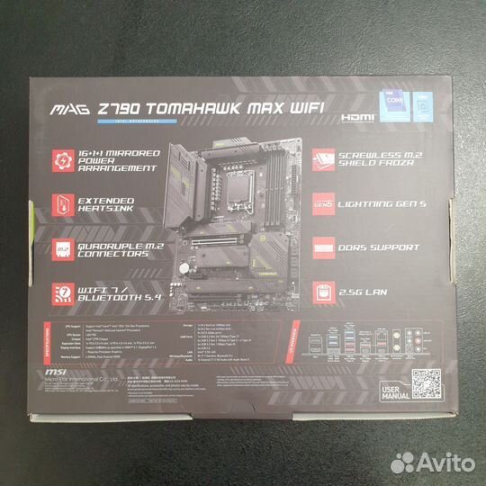 Комплект i5-14600KF+MSI Z790 tomahawk MAX wifi
