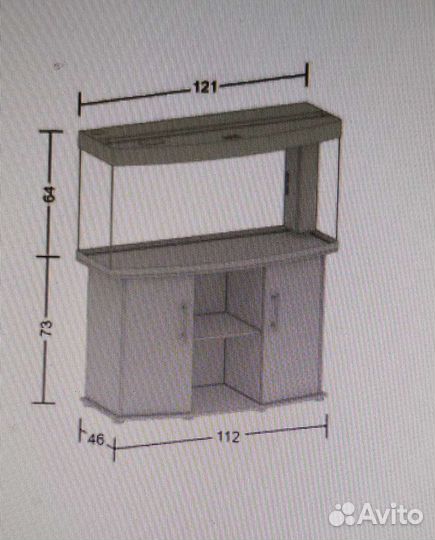 Аквариум с тумбой Vision 240