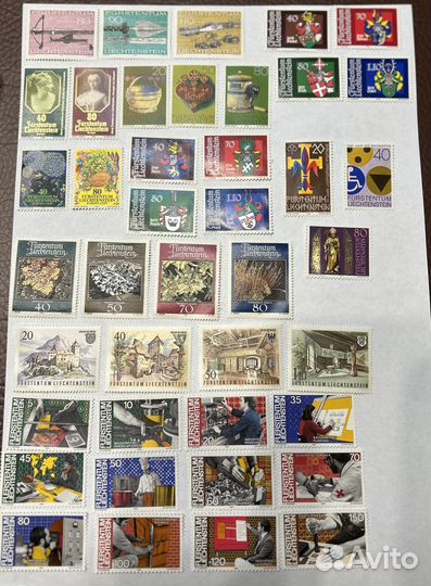 Почтовые марки Лихтенштейн 1980