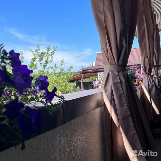 Уличные шторы для беседки веранды Оксфорд