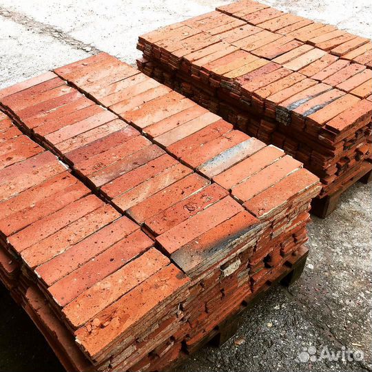 Плитка из старинного кирпича под лофт кирпич