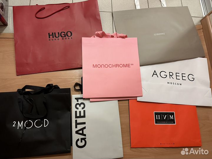 Фирменные пакеты (tom ford, hugo boss, цум)