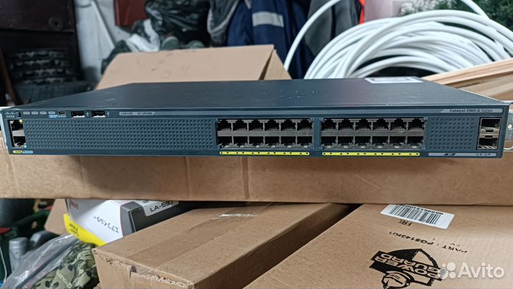 Коммутатор cisco catalist 2960 WS-C2960X-24TS-LL