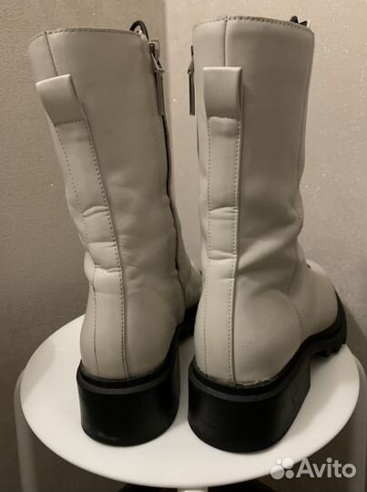 Ботинки кожаные zara