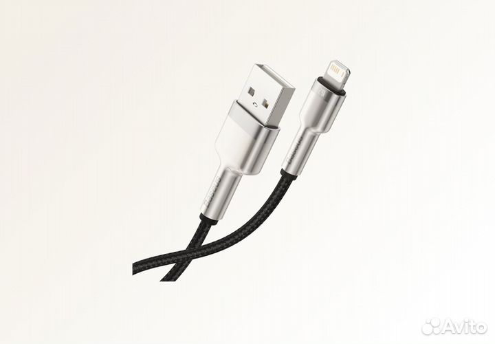 Кабель Baseus Metal USB-A - Lightning Cable 1m (Чё