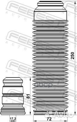 Пыльник-отбойник амортизатора перед