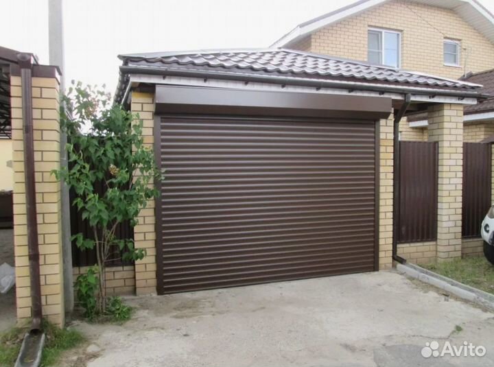 Рулонные ворота на гараж монтаж до 72 ч