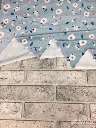 Ткань Бархат с принтом