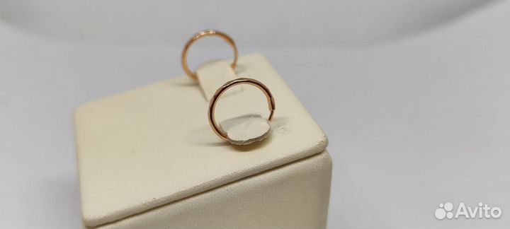 Золотые серьги Конго 585* (Центр)