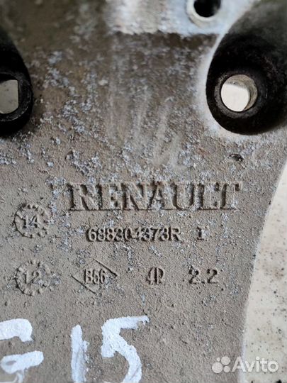 Кронштейн генератора k4m almera g15 duster logan