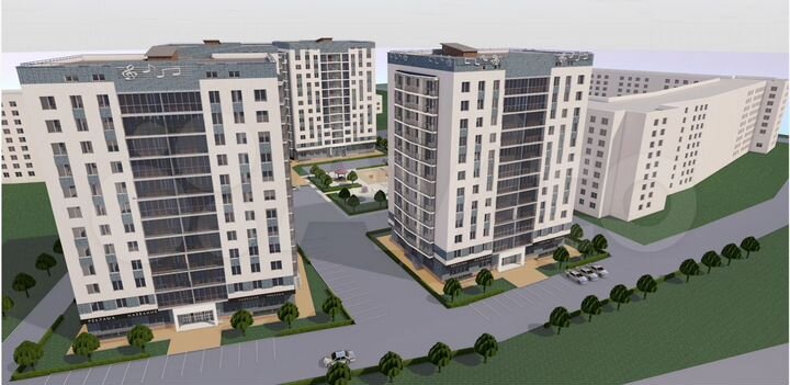 1-к. квартира, 38,8 м², 11/12 эт.