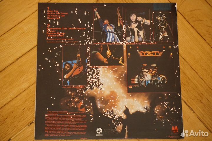 Y & T Open Fire пластинка