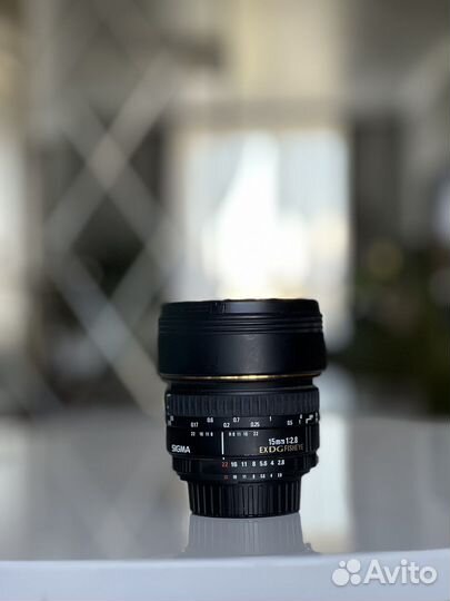 Объектив для nikon Sigma AF 15 mm f/2.8 EX DG