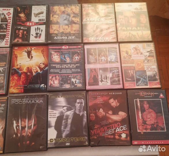 DVD-фильмы, мультфильмы