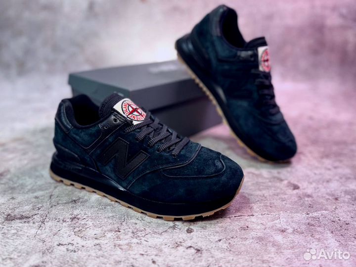 Кроссовки New Balance 574 Stone Island спортивные