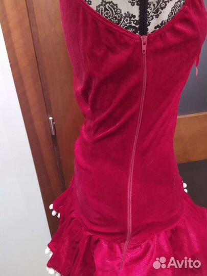 Тематический костюм Английская Мисс Санта