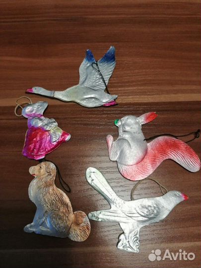 Игрушки картонные новогодние