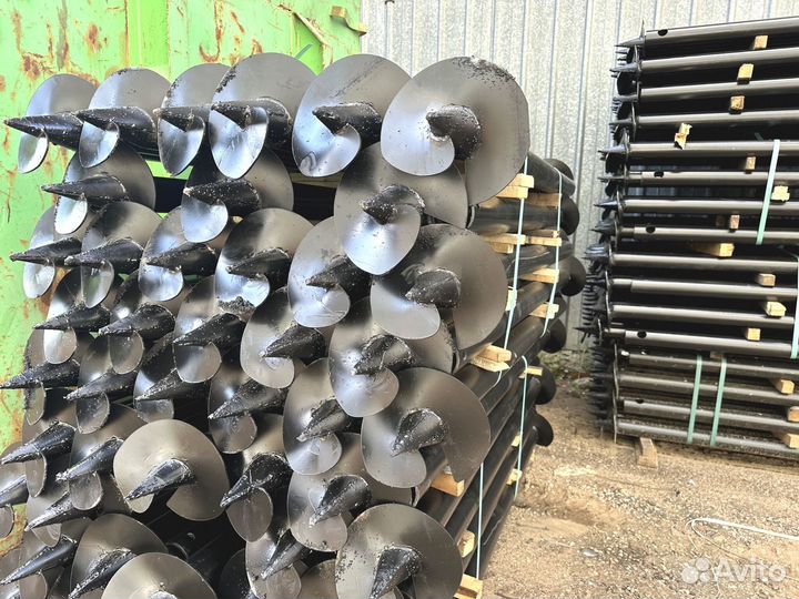 Монтаж винтовых свай