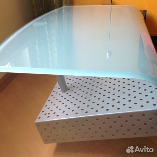 Дизайнерская TV тумба из стекла Италия новая