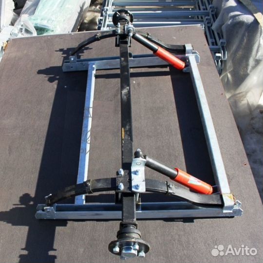 Ось прицепа мзса 817730.012 в сборе, 1500кг