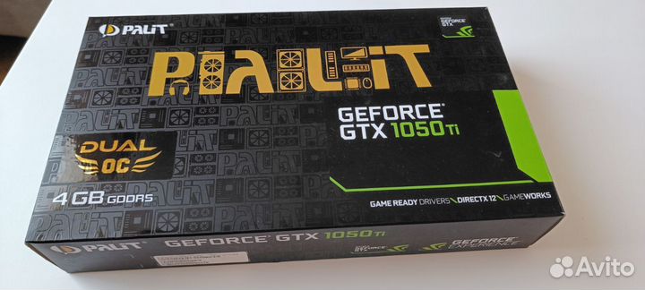 Видеокарта Palit GeForce GTX 1050 Ti