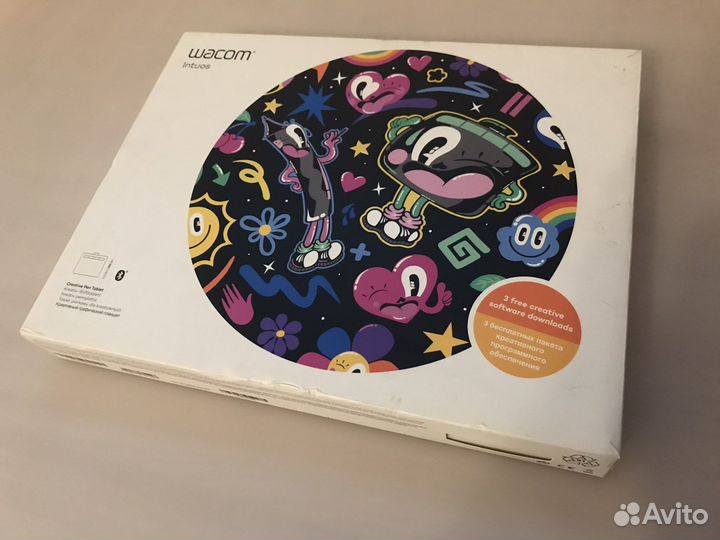 Wacom Intuos M Bluetooth, черный (CTL-6100WLK-N)