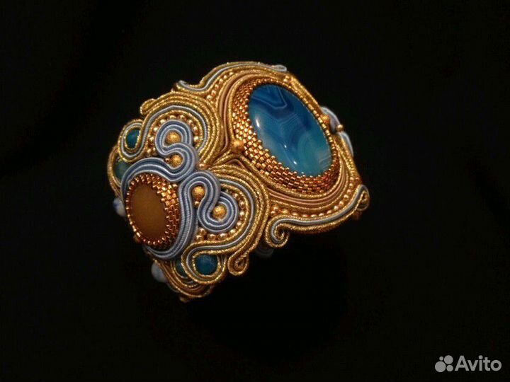 Украшения авторские с вставками из натур.камней