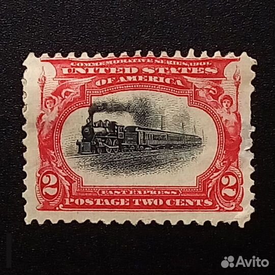 1901 США Марки Поезд