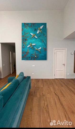 Картина маслом на холсте большая