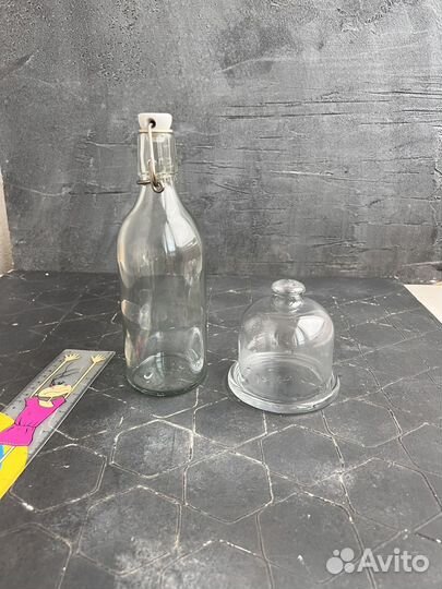 Бутылка стеклянная