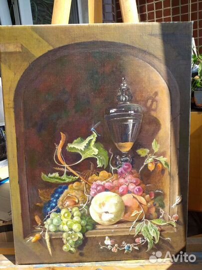 Натюрморт маслом холст