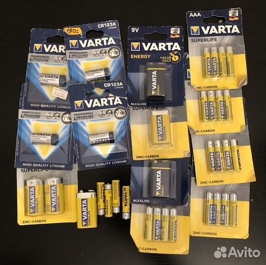 Батарейки в ассортименте