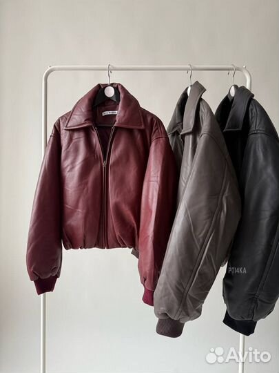 Бомбер Acne Studios Onnea Leather