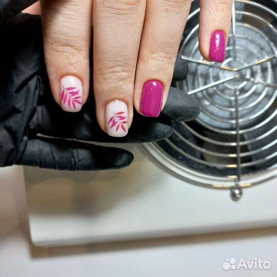 Маникюр с покрытием гель лак