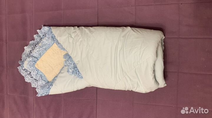 Конверт одеяло на выписку для мальчика зима