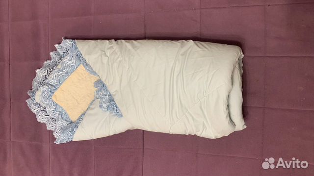 Конверт одеяло на выписку для мальчика зима