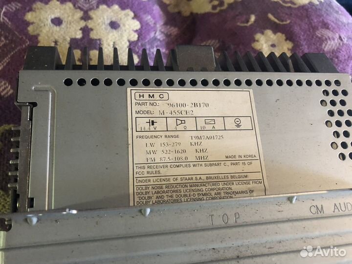 Магнитола Santa fe 2g