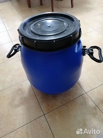 Бочка пластиковая пищевая