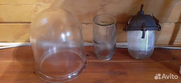Плафоны стеклянные и фонарь СССР