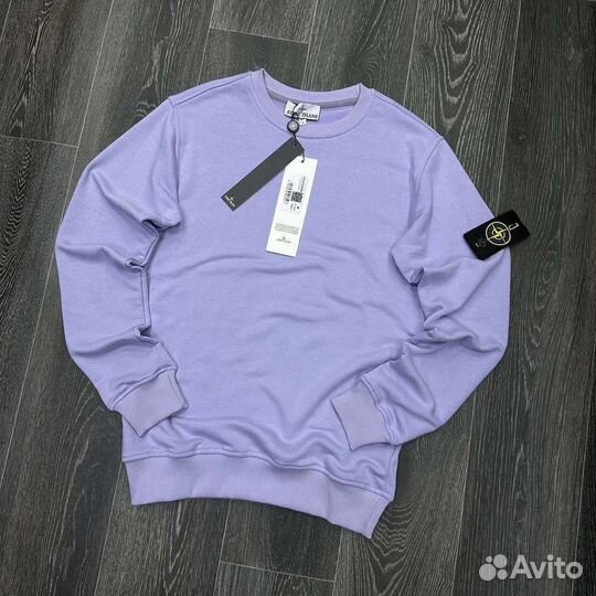 Свитшот кофта lux stone Island 0411 brn