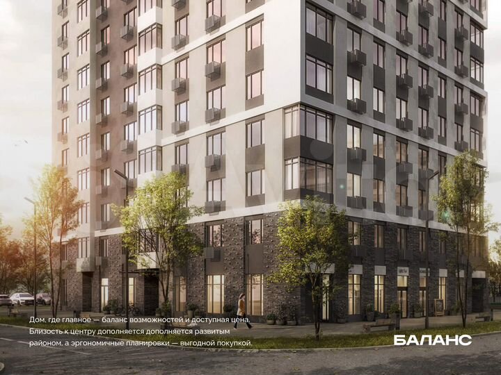 2-к. квартира, 48,8 м², 19/23 эт.