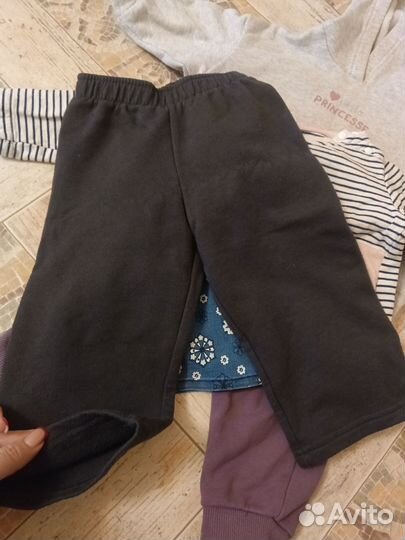 Большой пакет одежды на девочку 86