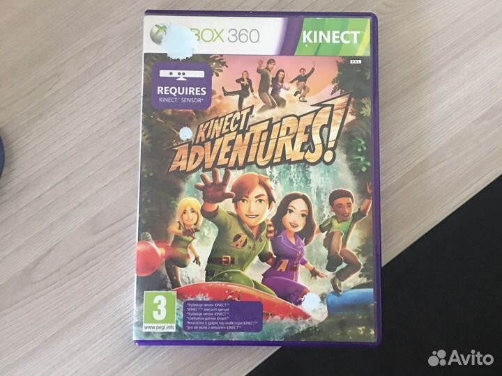Диски на xbox 360. Kinect Adventures